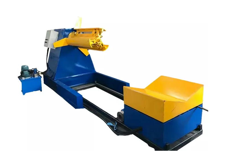 Automatic Galvalume Hydraulic Decoiler Machine Recoiler 5 Tons To 40 Tons