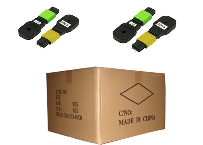 MPO MTP Single Mode Fiber Optic Loopback Plug Attenuator 1dB - 20dB 10G 40G 100G QSFP