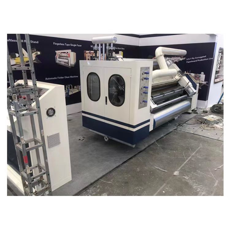 Automatic Single Facer Machine with 2 Ply Paper Forming and Hydraulic Mill Roll Stand