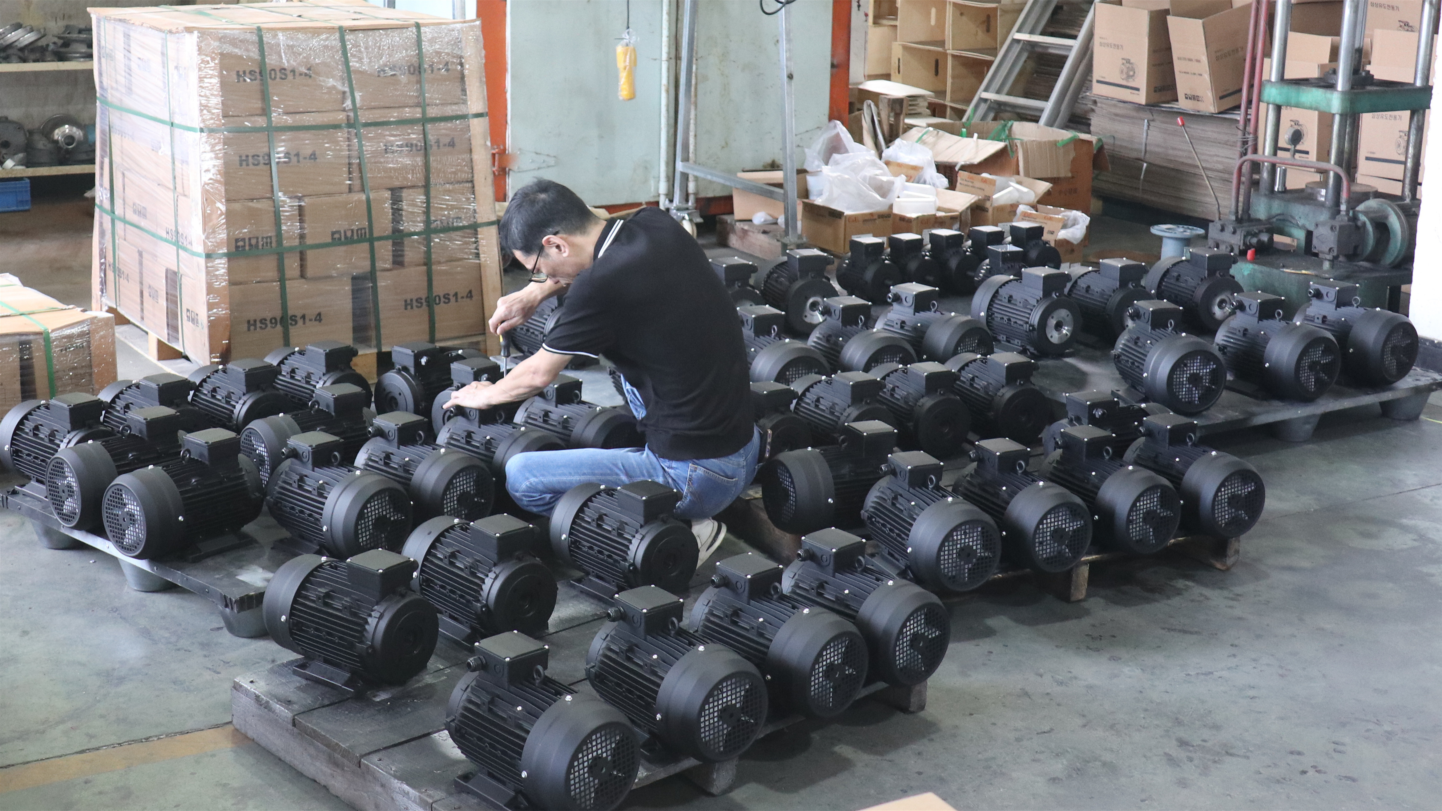 HS100L1-4 24mm Hollow Shaft Motor 3hp 2.2kw For Hidrolavadora Industrial