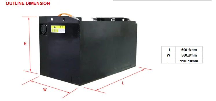60V 500Ah Industrial Lithium Battery Electric Forklift Lithium Iron Phosphate Battery