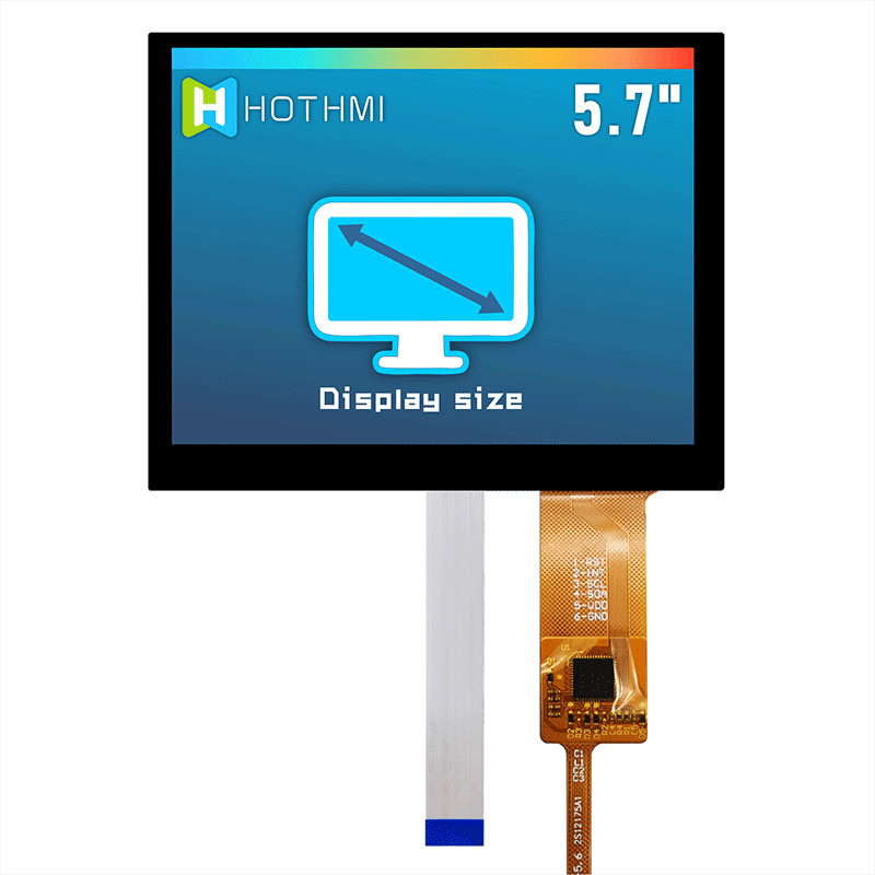 5.7 Inch 640x480 Capacitive Touch Screen Ips Mipi Tft Lcd Panel For Industrial Control
