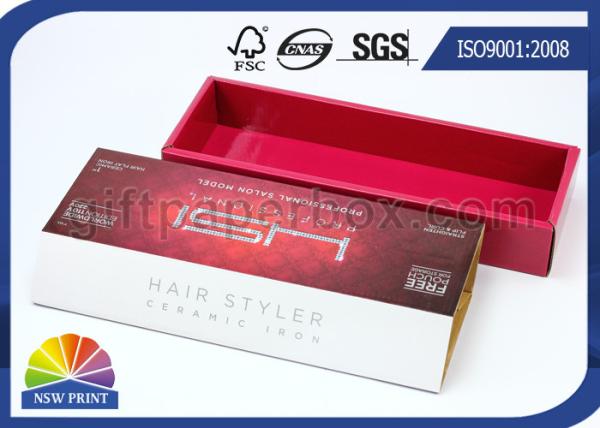 High End Corrugated Carton Box for Hair Straighten Product , Hair Extension