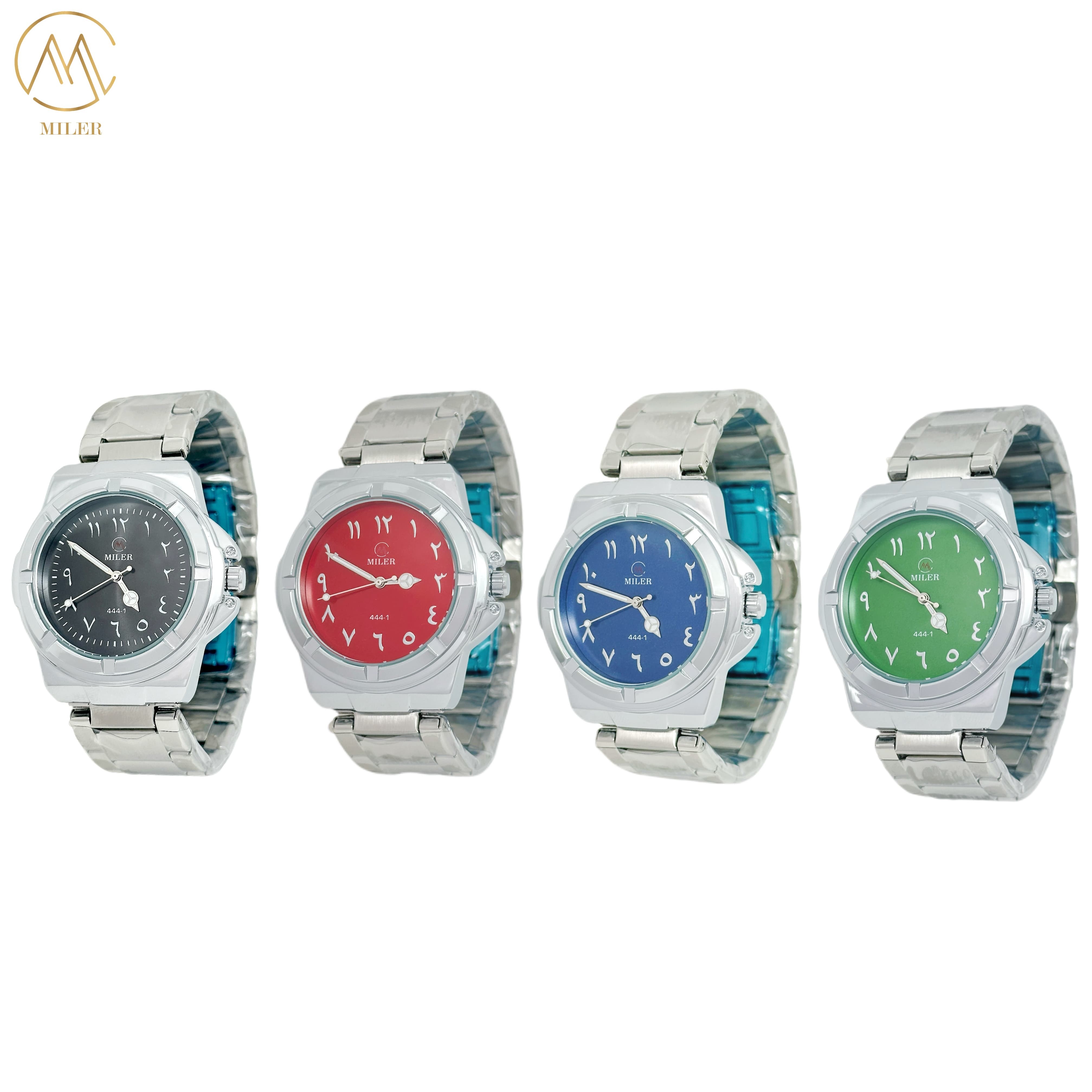 Customized LOGO Quartz Wrist Watch for ODM LOGO Acceptance in Silver / Black / Golden Bezel Color