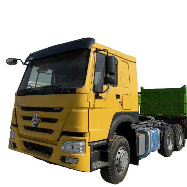 Single Row Seat Used Howo Diesel Sinotruk Tractor Truck Heavy Truck Tractor Unit