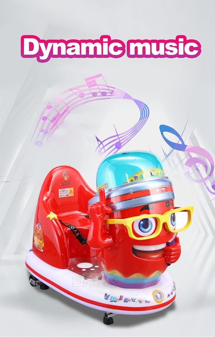 Coin Operated Plastic Cartoon Appearance Kiddie Rides Dr.Pencil Kiddie Ride