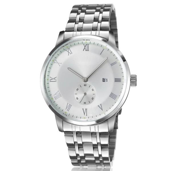 5ATM Waterproof Alloy Case Quartz Men′s Watch Stainless Steel Watch Band