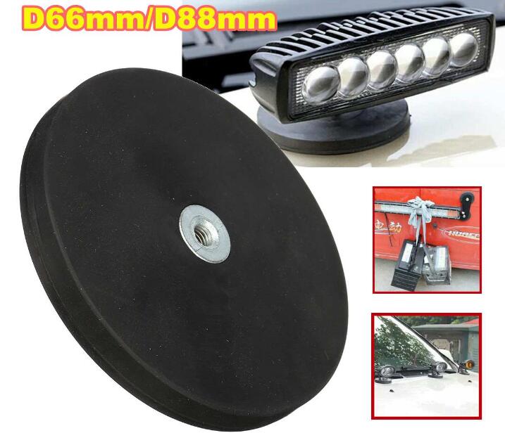 Custom Size M6 M8 Rubber Coated Pot Magnet for Heavy Duty Applications