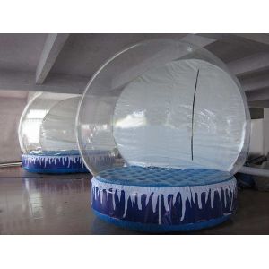 High Quality Simple Style Inflatable Snow Globe / Bubble Tent