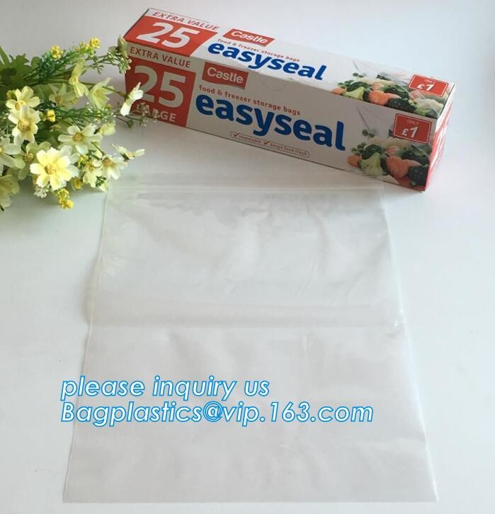 packing clear bag LDPE transparent custom printed zipper bags plastic k bag, transparent custom printed zip