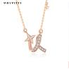 Buy cheap 2g 17.7in Sterling Silver Jewelry Necklaces 18k Ceremony Twisted Gold Star from wholesalers