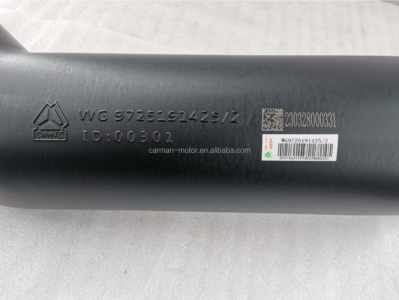 Composite Materials Air Filter Oil Filter Air Intake Pipe Hose for Sinotruk Howo T5G WG9725191425 Truck Spare Components