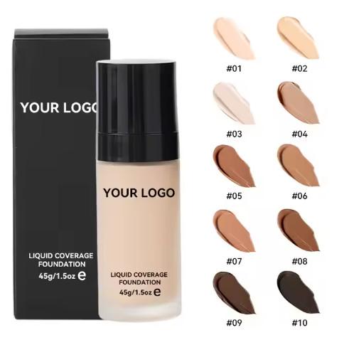 Private Label 10 Colors Creamy Full Coverage Waterproof Vegan Long Lasting
