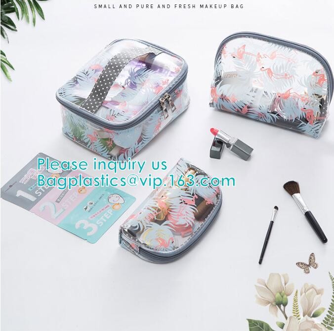 Vinyl Wash Beauty Cosmetic Travel Toiletry Bag,Makeup Bag, Travel Mens Toiletry Bag Clothes Organizer,makeup bag cosmeti