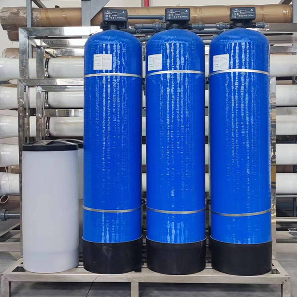 4T/H Commercial Resin Energy Saving Water Softening Machine With Sand Filter