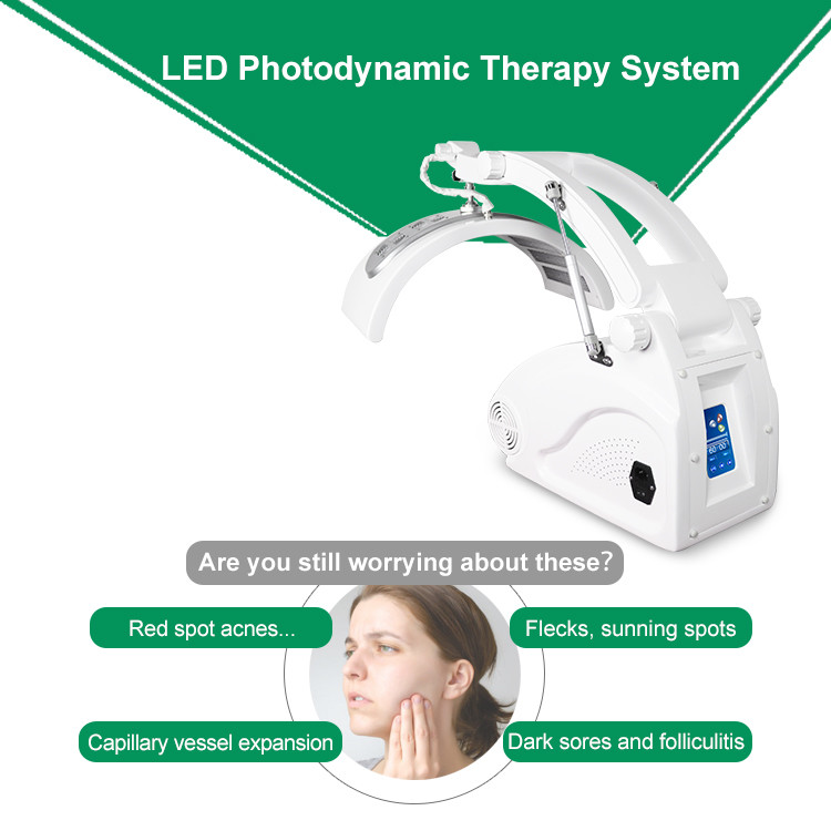 LED Light Therapy 5 Colors PDT Acne Removal Machine Beauty Salon Equipment