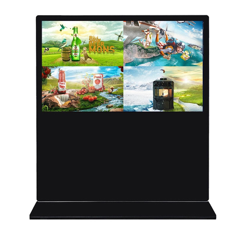 Vertical Advertising Players 1920 X 1080 Pixels Integrated Touch Query Machine