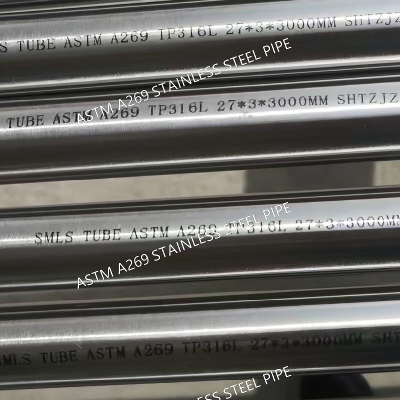 TP304 TP316L Stainless Steel Pipe Seamless Pipe Precison Cold Drawn SS Pipes ASTM A269