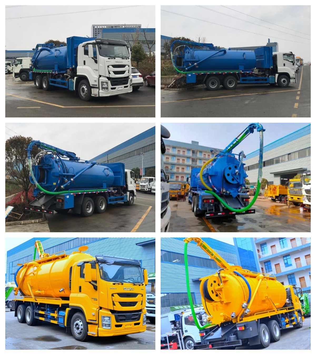 20Cbm Japanese ISUZU VC61 Sewer Suction Truck Sewage Tank Truck
