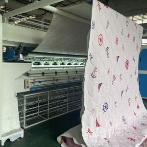 Automatic Computerized Quilting Machine 80mm Thickness Mattress Border Machine