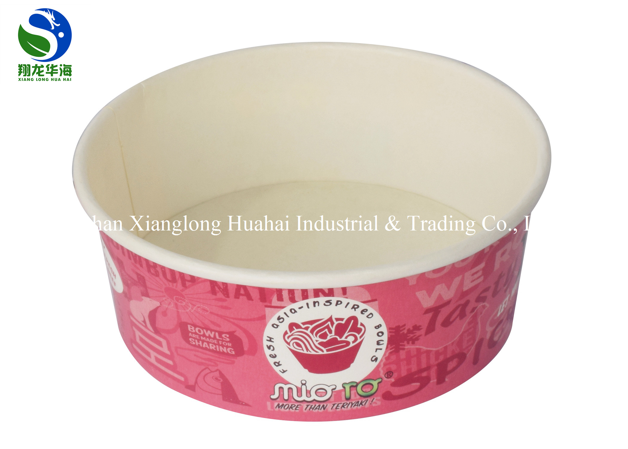 Disposable kraft paper soup bucket, packing box, paper bowl and soup cup
