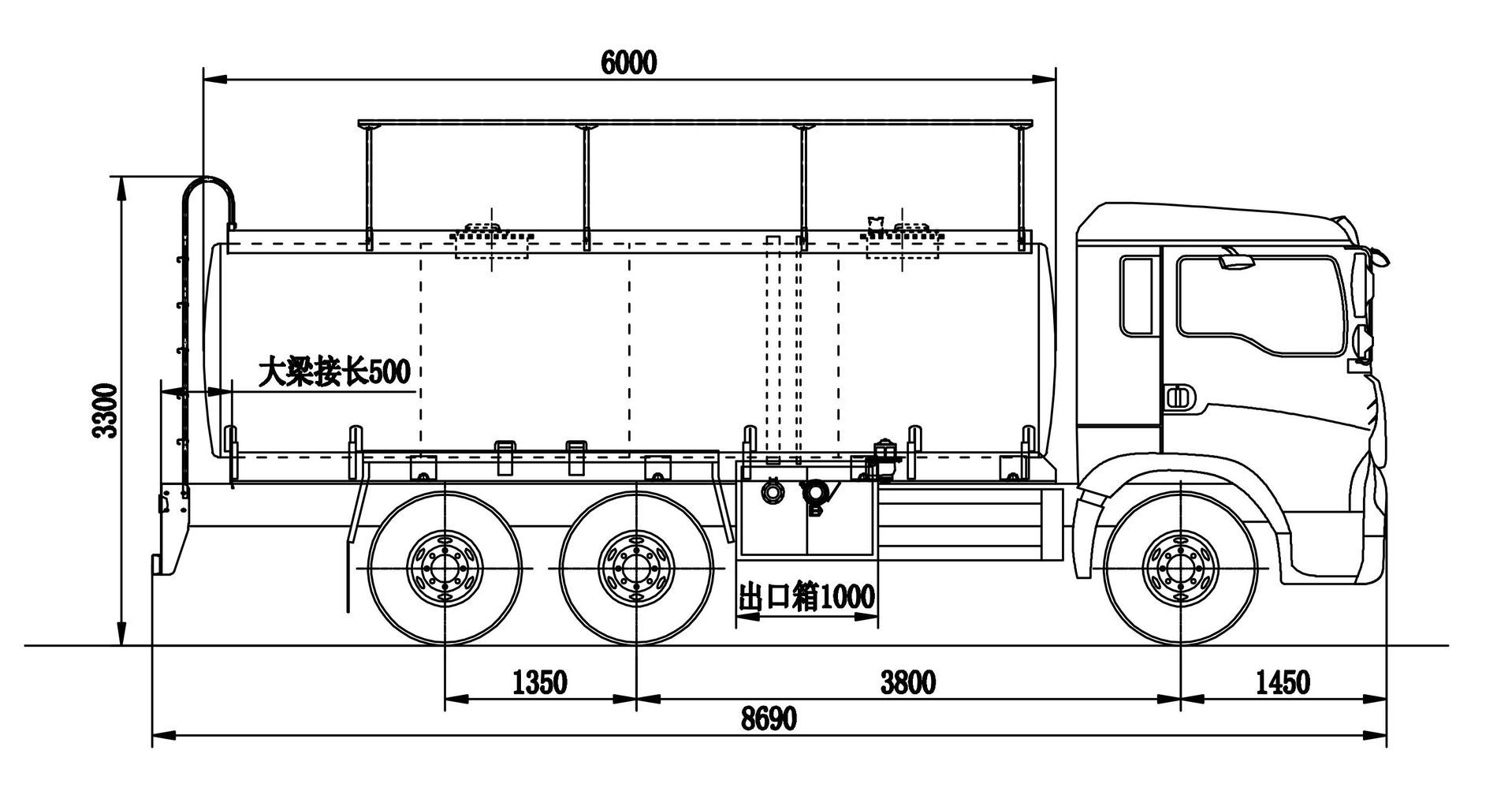 Dongfeng 17000liter Diesel Dispenser Fuel Bower Tanker Tank Delivery Truck
