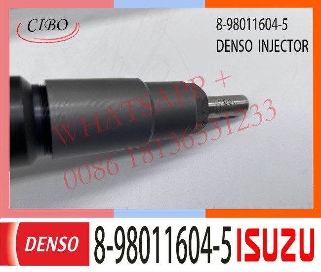 8-98011604-5 DENSO Diesel Engine Fuel Injector 8-98011604-5 095000-6980 095000-6981 For Isuzu 4JJ1