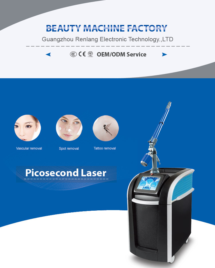 Honeycomb Picolaser Melasma Carbon Peel Tattoo Removal Machine 600ps 1064nm