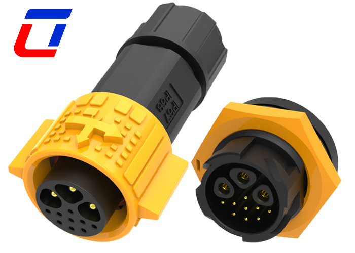  Power Signal Ip67 12 Pin Panel Mount Connector Waterproof 3+9 Pin Plug Socket Manufactures