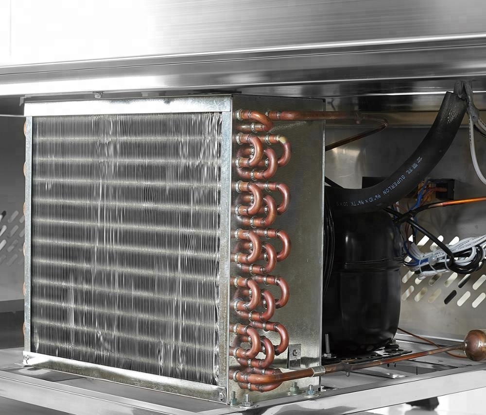 Restaurant 180L Under Counter Refrigerators Stainless Steel 304