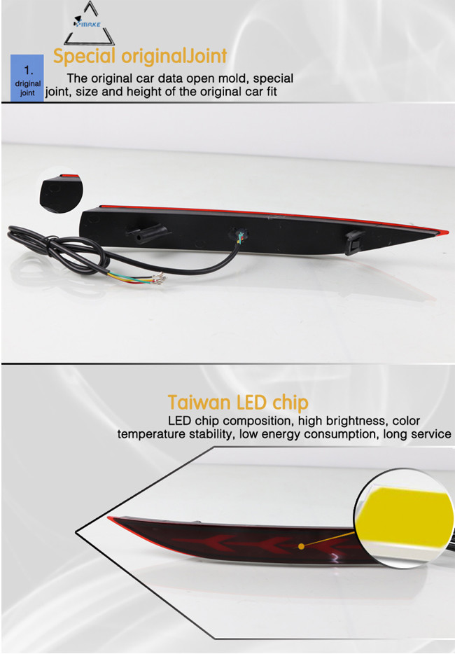 Tail Brake Led Turn Signal Lights For Cars Three Functions Toyota Corolla Altis