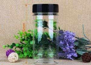  Transparent OEM Label Pet Plastic Jars Silk Screen Single Color Printing Manufactures