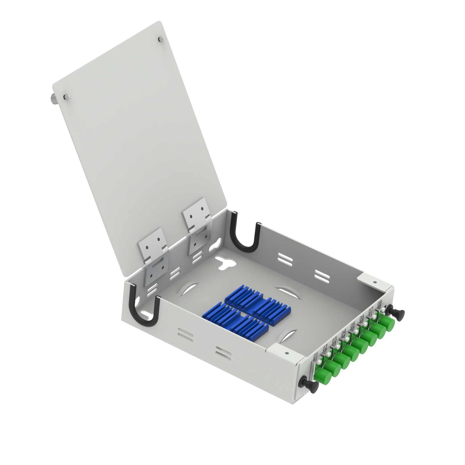 FTTH Network Fiber Optic Distribution Type 8 Cores FC APC FTTH Terminal Box for FTTX