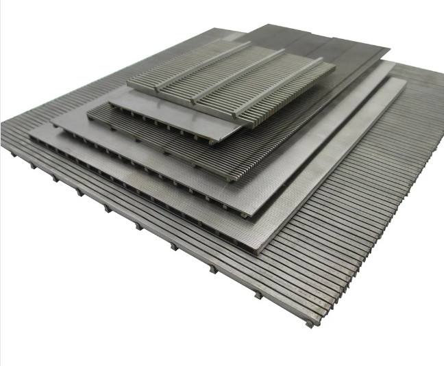 Customizable Support Rod 304 Stainless Steel Wedge Wire Grates Panel Industrial Filter Customizable Dimensions