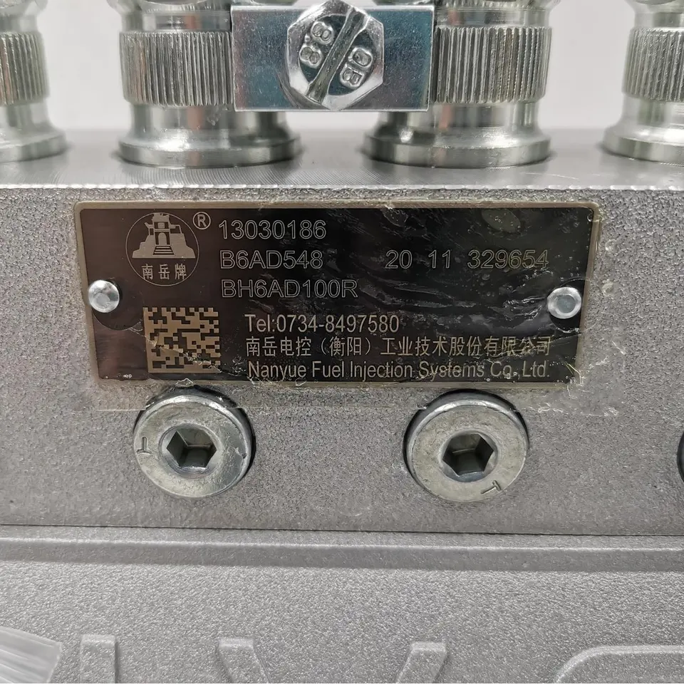 Fuel Injection Pump for WEICHAI WP6 WP8 Engine Code SDLG LG956 LG936 Loader and Original DEUTZ Product