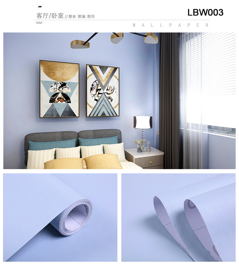 Add a Touch of Elegance with Our PVC Self Adhesive Non-woven Wallpaper Embossed Surface