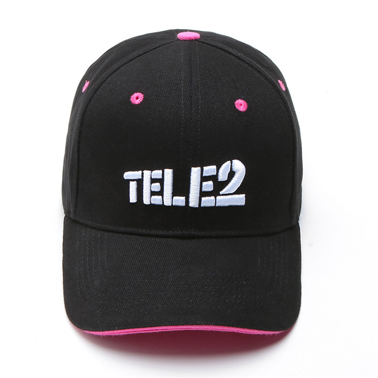 Promotional Adjustable Strap Sport Baseball Caps For Men 3D Embroidery Logo