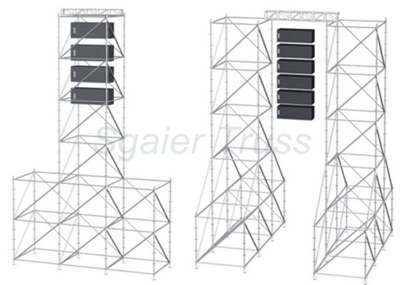 1.5m Aluminium Mobile Scaffold Speaker Layer Truss