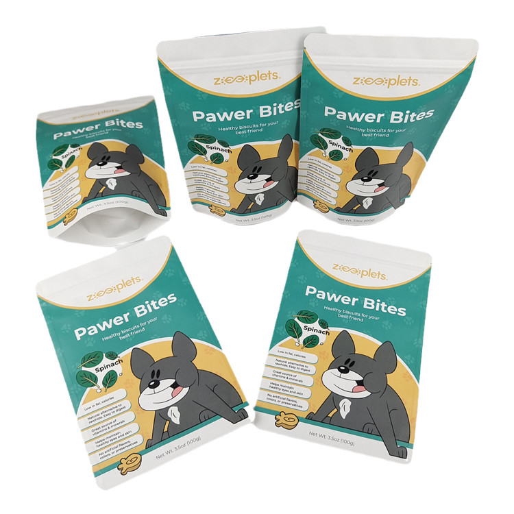 Factory Supplied Custom Smell Proof Bags with Logo Stand Up Kraft Paper Bag Gummie Candy Packaging