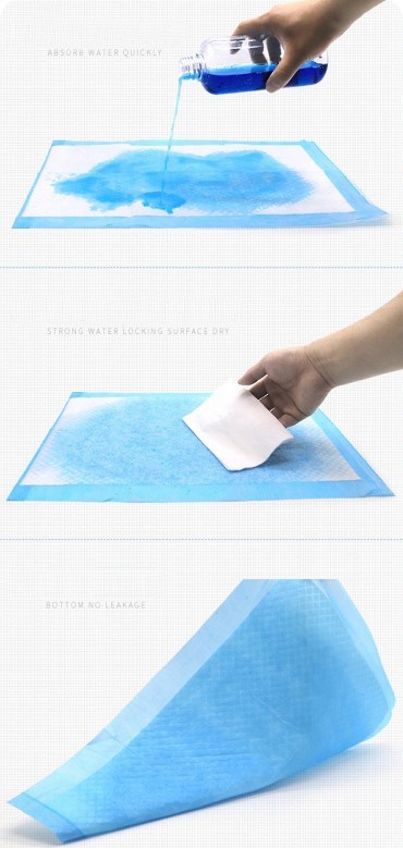Water Proof PE Film Urine Absorbent Puppy Training Pads