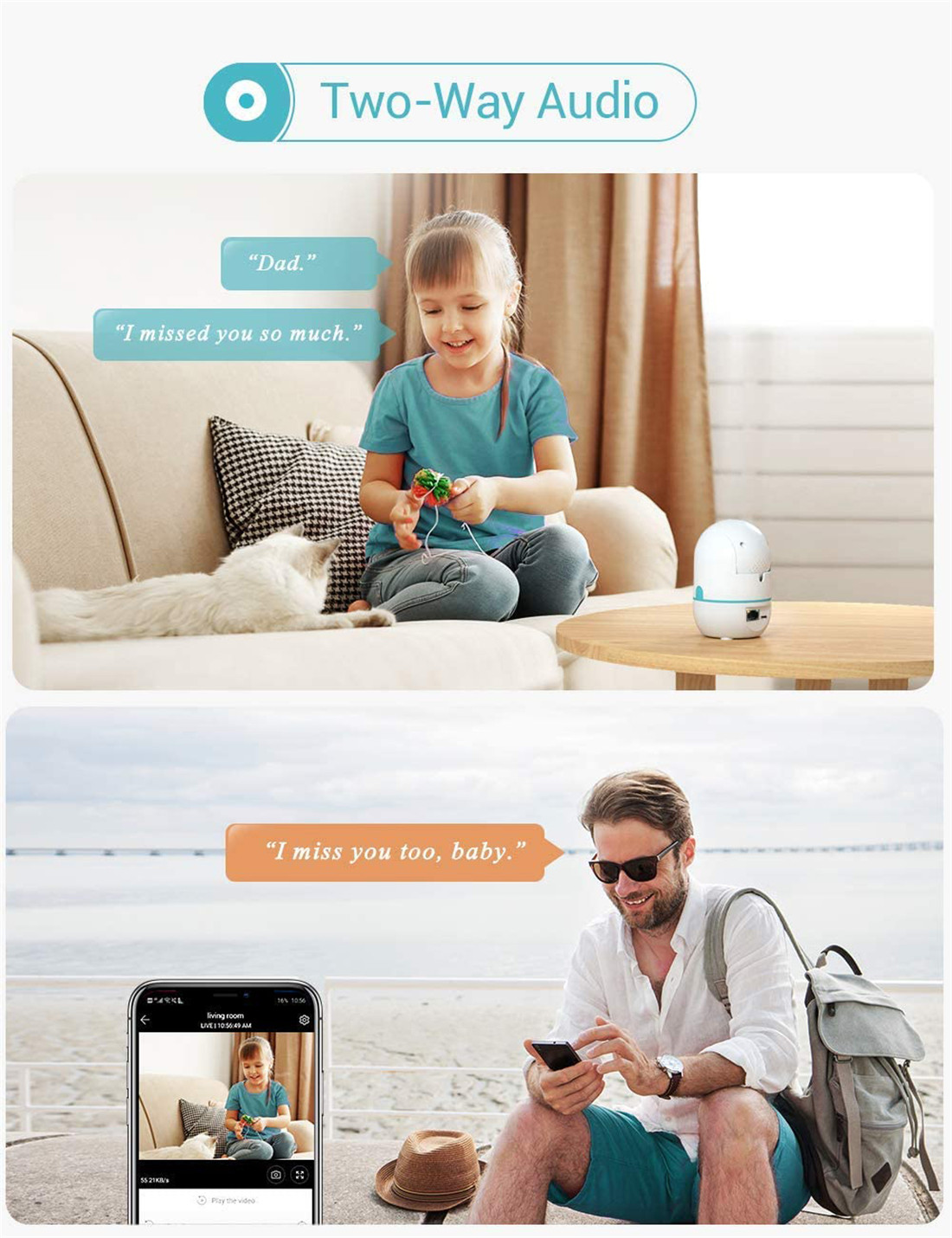 Smart Pan/Tilt Camera(SC-I20)
