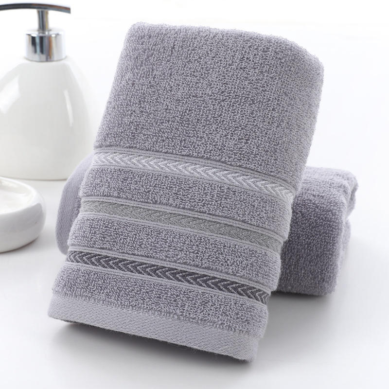 Customer Logo 100% Cotton Towels 30 x14 Inches Super Absorbent Quick Dry Bathroom Towels