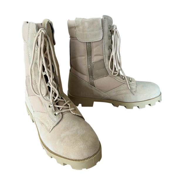 Men's Black and Brown Desert Training Boots US Size 6.5-12.5 for Spring Season