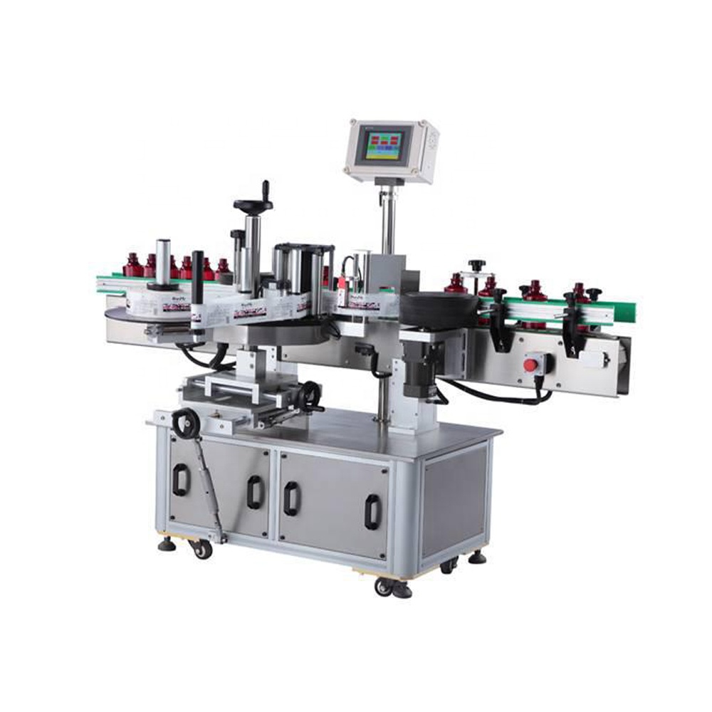 Flat / Square / Round Sticker Maker Machine , Plastic / Glass Bottle Sticker Printing Machine