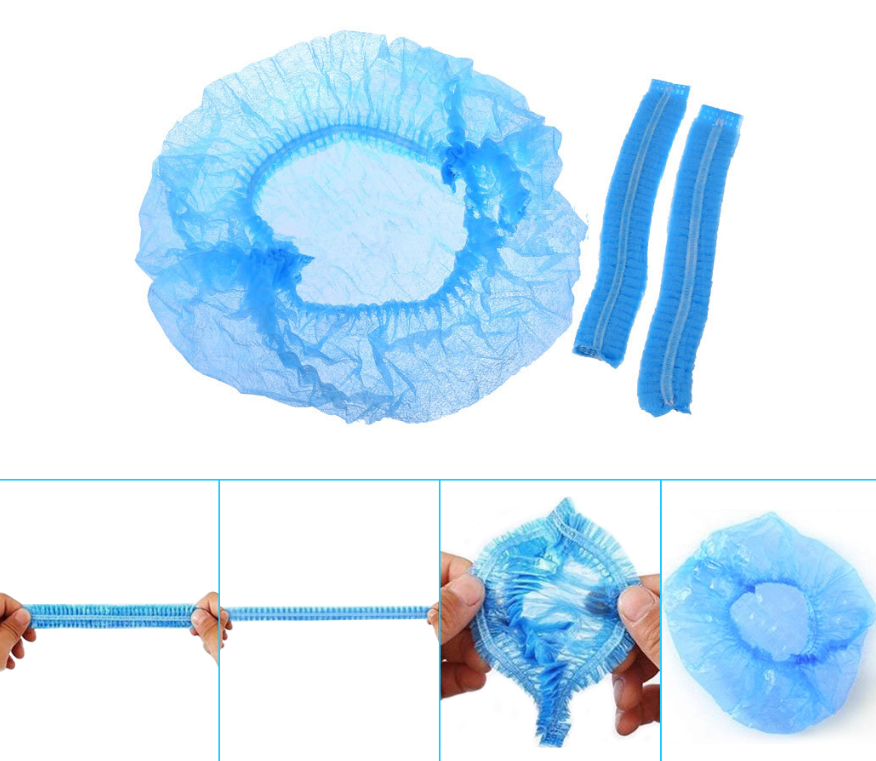 Antibacterial CPE Gown , Fluid Resistant Disposable Protective Wear