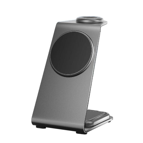 Fast Wireless Charging Aluminum Alloy Charger for iPhone Samsung Smartphones