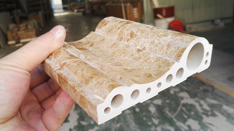 Twin Screw PVC Artificial Marble Making Machine Stone Plastic Sheet Production Line SGS