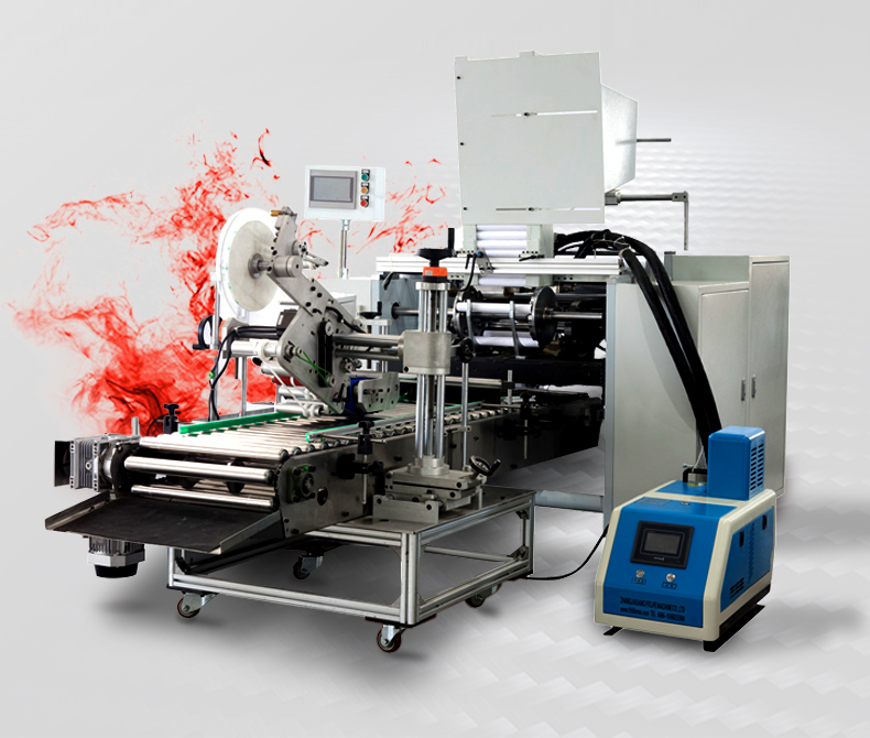 4 Shafts Automatic Aluminum Foil Rewinding And Rolling Cutting Machine for Industrial