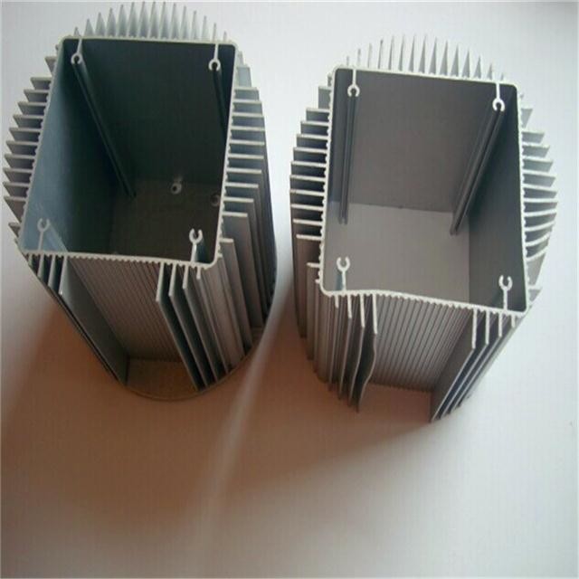 Cooling Heatsink Aluminum Extrusion Parts Profiles IP55 Anodized Surface