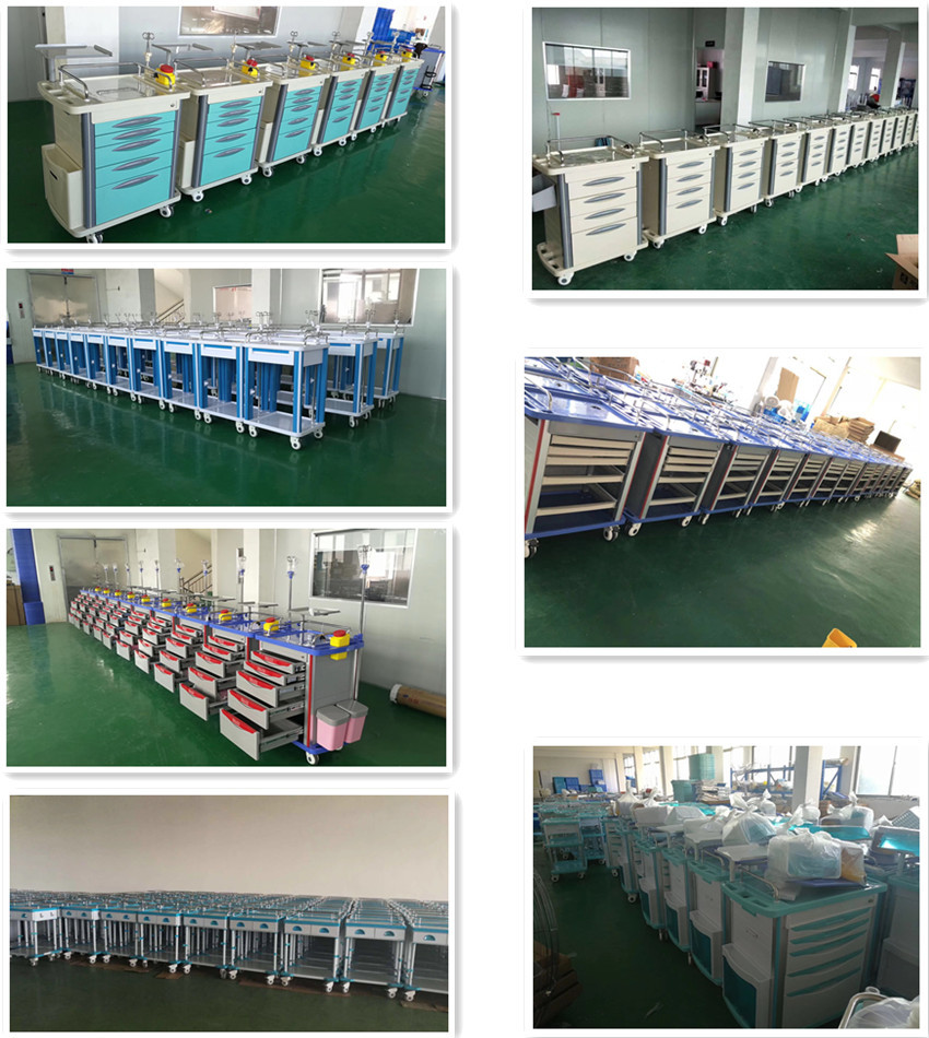 Medication Trolley Hospital Medical Emergency Trolley Crash Cart